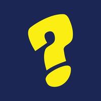 Question mark trendy artwork beautiful abstract illustration colorful applied design vector