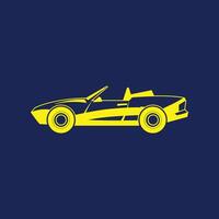 Sports car trendy artwork beautiful abstract illustration colorful applied design vector