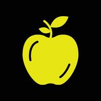 Apple trendy artwork charming abstract illustration colorful applied design vector