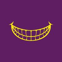 Happy Toothy trendy artwork fascinating abstract illustration colorful practical design vector