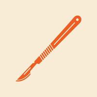 Surgery Scalpel trendy artwork fetching abstract illustration colorful practical design vector