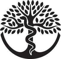 Abstract Arbor Modern Tree vector