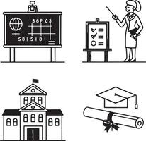 Corporate Learning Training at the Office Desk vector