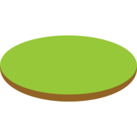 Isometric landscape tiles. Isometric platform. Empty Isometric landscaping png