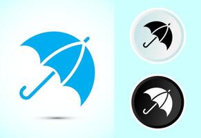 Umbrella icon design illustration for mobile and web vector