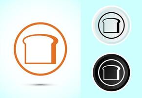 Bakery Icon Design, Bread Icon vector
