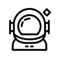 Space helmet icon illustration vector