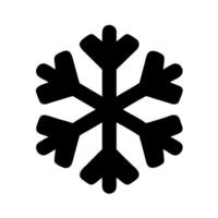 A snowflake icon on a white background vector