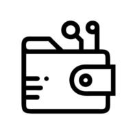 Wallet icon illustration vector