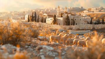A castle in an ancient city photo