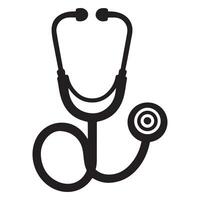 Minimalist Stethoscope Icon Design vector