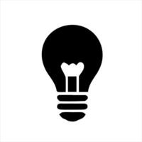 Bulb Light icon , Idea sign, solution, thinking concept, isolated on white background. vector
