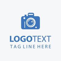 Focus Glimpse camera shutter logo vector