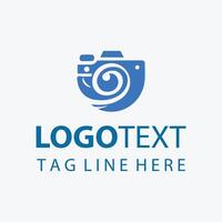 Lens Flick ice cream logo vector