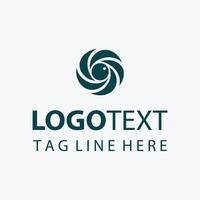 Vision Edge shutter camera logo vector