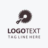 Precision Craft Carpenter Saw Logo vector