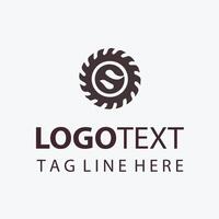 Edge Accurate Carpenter Saw Logo vector