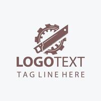 Ultra Carpenter Saw Logo vector