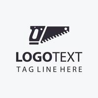 Prime Edge Carpenter Saw Logo vector
