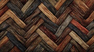 Close-up of woolen knit texture background photo
