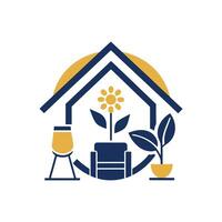 Modern Sophisticated Logo for Interior Styling Agencies vector