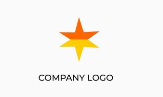 Color full star Elegant and creative Logo for your Business vector