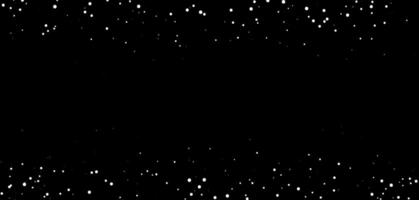 winter background Frame Border featuring snowflake pattern. White snow Falling Gradient over night sky with transparent effect. vector