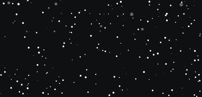 winter background featuring snowflake pattern. White snow Top Falling Gradient over night sky with transparent effect and abstract overlay. vector