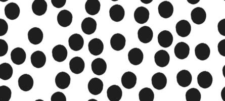 Seamless pattern of irregular crayon dots and splotches. Abstract and minimal with small, random circles, grunge strokes, textures. vector