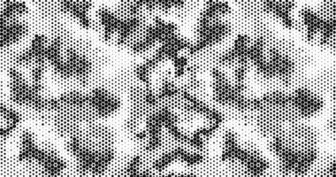 black halftone dots pattern vector