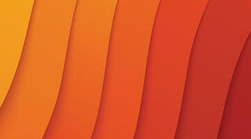 An orange and yellow background with wavy lines vector