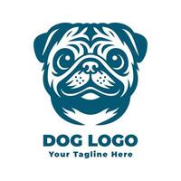 Simple Illustration Dog Logo vector