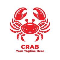 Logo Crab Simple Illustration vector