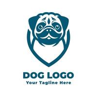 Dog Logo Simple Design vector