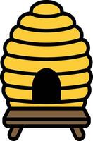 Yellow Bee Hive vector