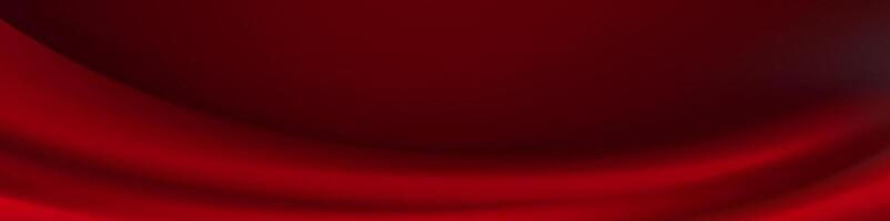 Abstract Red Drape Background Curves, Shadows, and Gradient vector