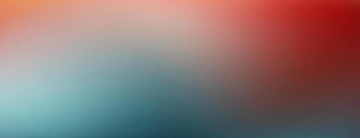 Warm and inviting abstract banner with a soft orange and teal gradient. vector