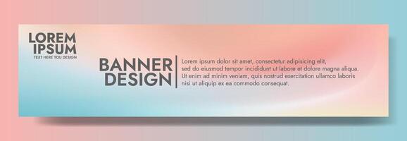 Modern Pastel Template with Gradient Background vector
