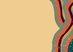 Abstract strips retro background vector