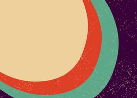 Half Moon Abstract Background vector