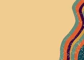 Wavy background on the side vector