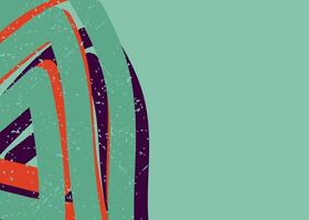 Green background with big line on the side vector