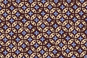 Pattern Traditional ethnic central java style batik vector