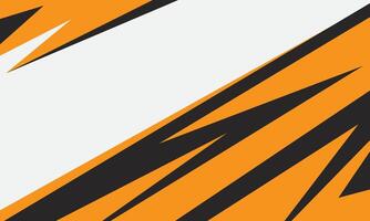 Orange color sports background with geometric sharp shapes vector