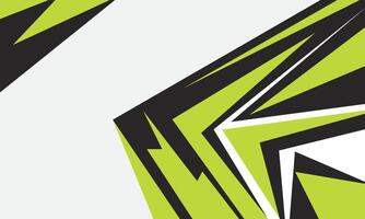 Green color sports background with geometric sharp shapes vector