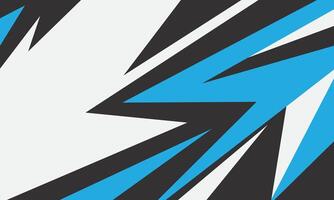 Blue color sports background with geometric sharp shapes vector