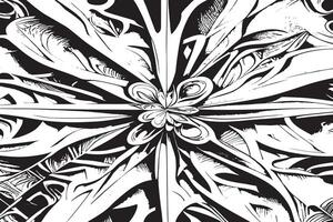 Stylized Abstract Texture in Black for Minimalist Themes vector