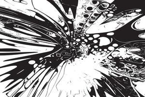 Abstract Black and White Texture for High Quality Designs vector