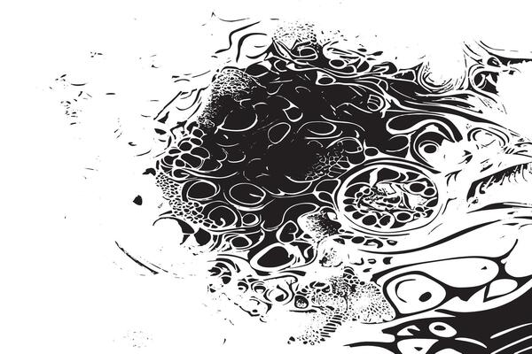 Simple yet Elegant Black Overlay for White Background