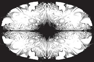 Stylish Monochrome Overlay with Black Abstract Forms vector